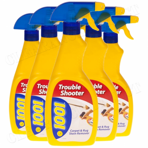 1001 TROUBLESHOOTER CARPET & RUG STAIN REMOVER 500ML X 6 WOOLSAFE APPROVED