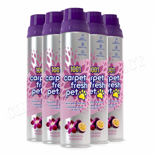 1001 Carpet Pet Thai Orchid & Passionfruit 300ml For Hours Of Freshness x 6