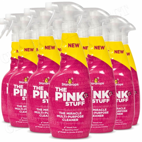12 x NEW THE PINK STUFF MULTI-PURPOSE TRIGGER CLEANER 750ml
