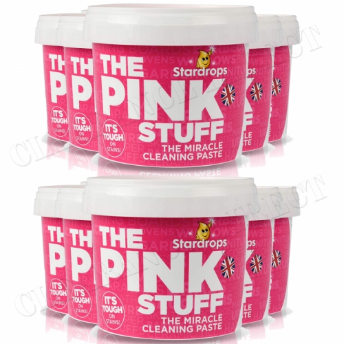 12 x THE PINK STUFF / CHEMICO MIRACLE PASTE 500g STARDROPS NEW PACK SAME PRODUCT