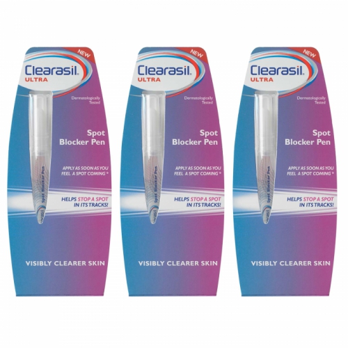 3 x CLEARASIL Ultra Spot On Blocker Pen Helps Stop Acne & Pimples FREE POSTAGE