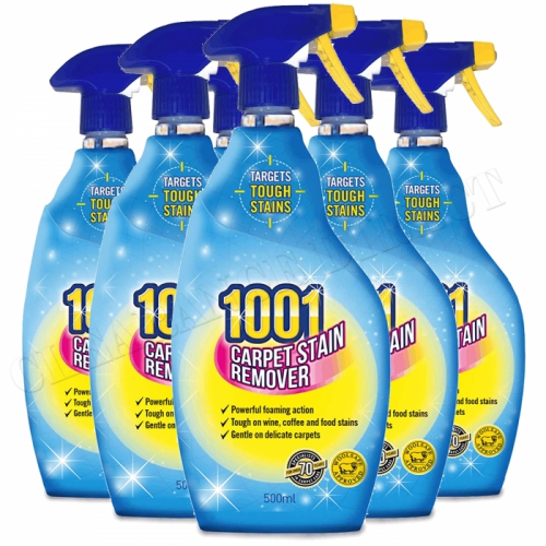 6 x 1001 Carpet Trouble Shooter 500ml Tough Stain Removal Carpet & Rug