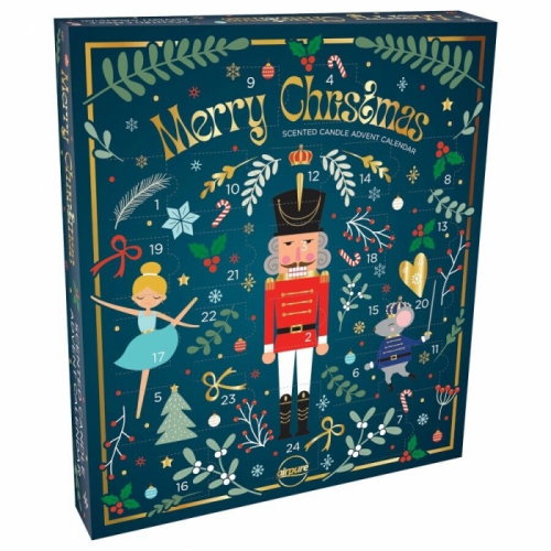 Airpure Tealight Christmas Festive Gift Book - Nutcracker Advent Calendar