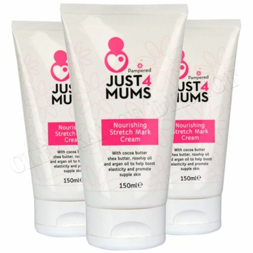 Anti Stretch Marks Lotion Body Cream Just 4 Mums Pregnancy Skin Care 150ml x 3