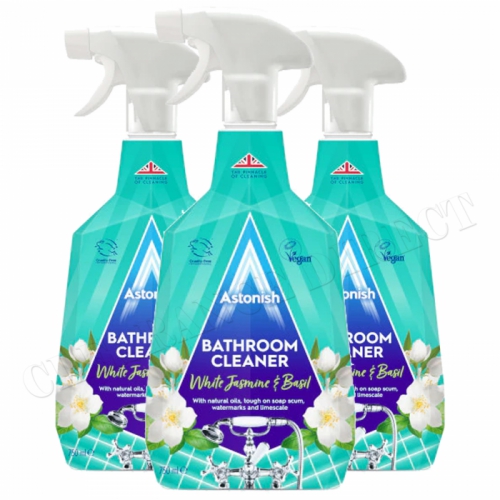 Astonish Bathroom Cleaner - Tough On Soap Scum - 750ml 3 Pack