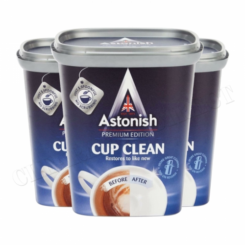 Astonish Cup Cleaner Cup Clean Premium Edition 350g For Mugs Coffee (Pack of 3)