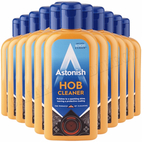 Astonish Hob Cream Appliance Kitchen Cleaner Home Household 235ml Ceramic x 12