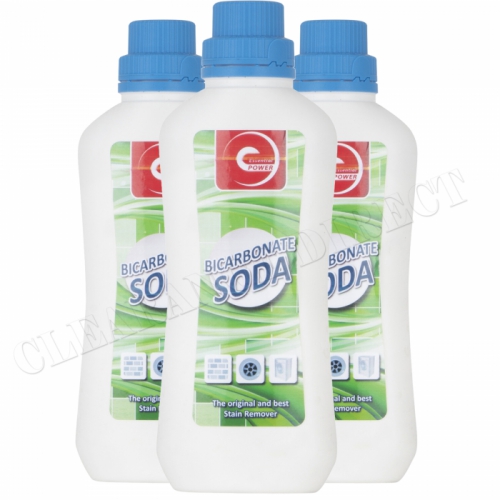 Bicarbonate Of Soda Safe To Use Scrub Clean & Shine Handy Bottle Size 500G x 3