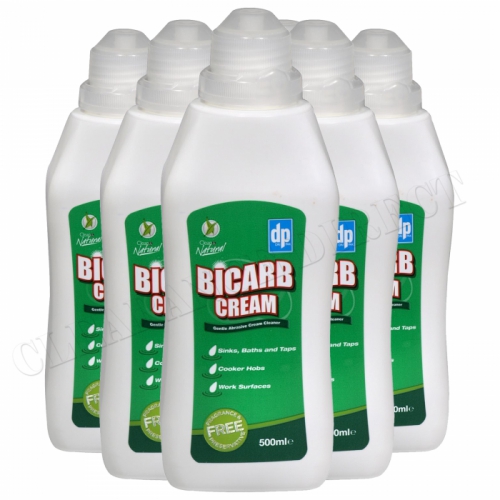 Dri Pack Bicarbonate Of Soda Cream 500ml Gentle Abrasive Cream Cleaner x 6