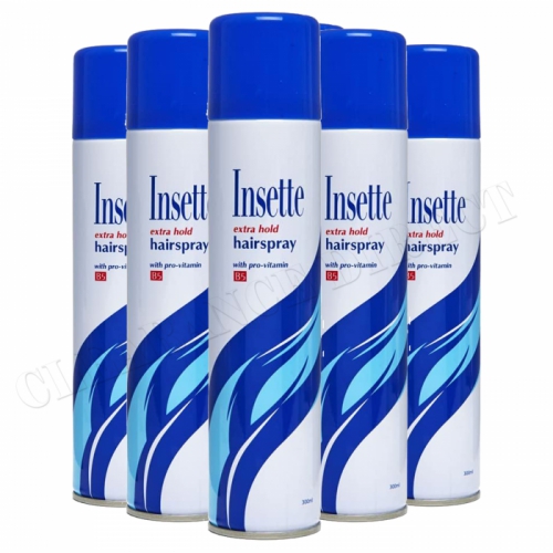 Insette Extra Hold Hair Spray With Pro-Vitamin B5 300ML / Pack Of 6