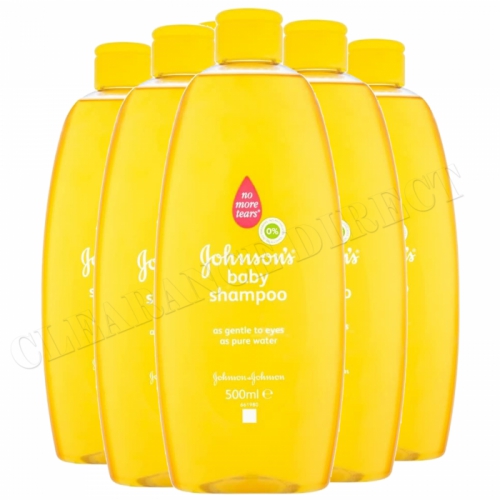 JOHNSONS Baby Shampoo Yellow 500 ml - 6 Pack