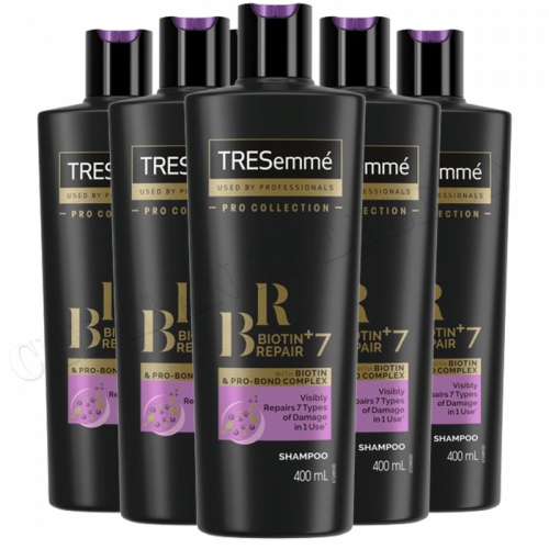 TRESemme Biotin+ Repair 7 Shampoo 400ml Repairs 7 Types of Damage x 6