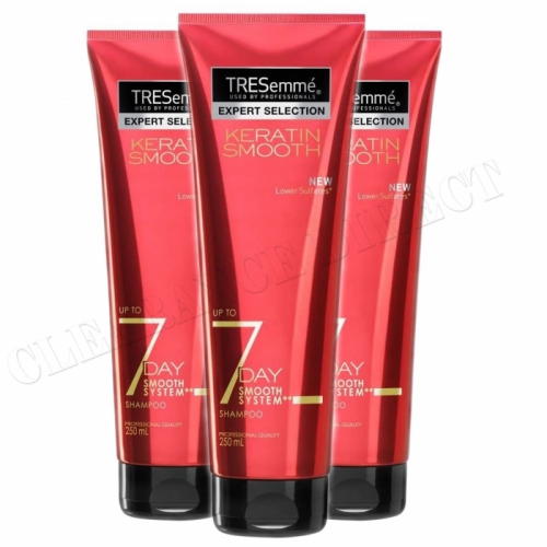 Tresemme Keratin Smooth 7 Day Smooth System Battle With Frizz Shampoo 250 ml x 3