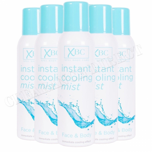 Xbc Cooling Mist Spray Body & Face Holiday Summer Cool 150ml x 6